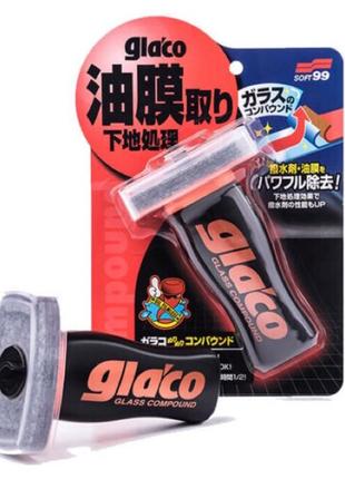 Soft99 GLACO Glass Compound Roll On абразивный очиститель