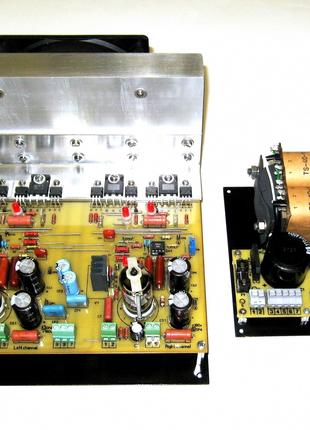 Усилитель гибридный (блок УНЧ), 2х120 Вт – ламповый звук