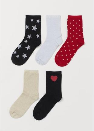 Красивые носочки носки шкарпетки h&m девочкам