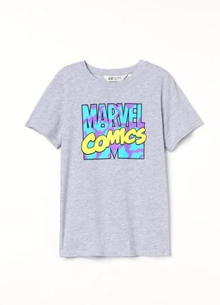 Футболка футболочка h&m  короткий рукав marvel