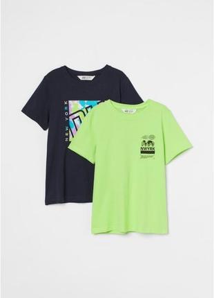 Футболки футболка футболочка h&m бавовна яскраві кольори