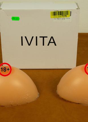 Искусственная реалистичная силиконовая грудь IVITA (19x14x8) 1...