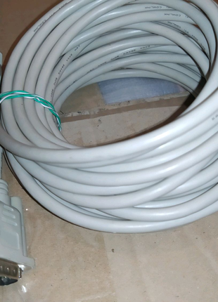 DB9 male - DB9 female RS232 10 - 10,5 м консоль консольный кабель