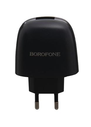 Мережевий Зарядний Пристрій Borofone BA49A Micro Black