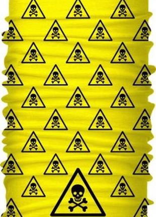 Бафф бандана-трансформер небезпека жовтий
