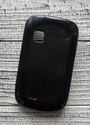 Чехол Samsung S5670 Galaxy Fit накладка для телефона черный