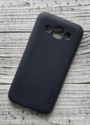 Чехол Samsung E500H Galaxy E5 Duos накладка для телефона черны...