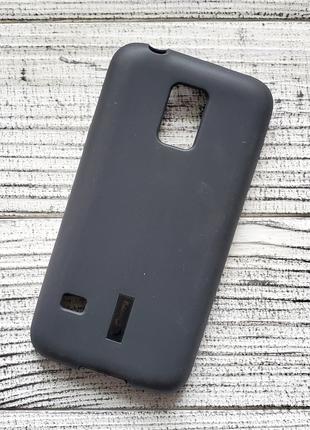 Чохол Samsung G800F Galaxy S5 Mini накладка для телефону чорний
