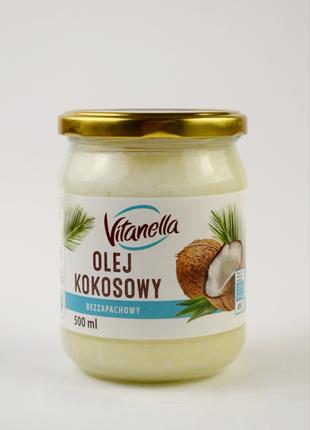 Кокосовое масло рафинированное Vitanella olej kokosowy 500ml (...
