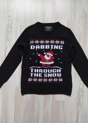 Новорічна різдвяна кофта світшот светр primark  на 9-10років