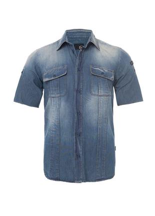 Мужская джинсовая рубашка Just Cavalli L 50-52 Оригинал X270