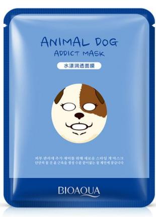 Увлажняющая маска-салфетка для лица Собака Bioaqua Animal Dog ...