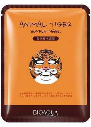 Питательная маска-салфетка для лица Тигр Bioaqua Animal Tiger ...