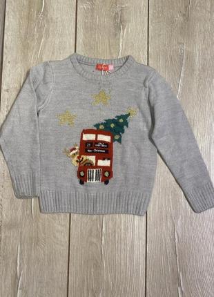 Новорічний светр на дитину 5-6р lily&dan