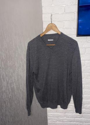 Пуловер чоловічий з шерсті мериноса woolmark, l