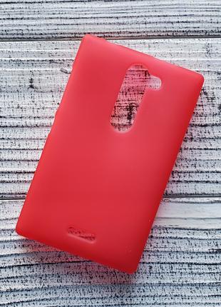 Чехол Nokia Asha 502 накладка для телефона красный