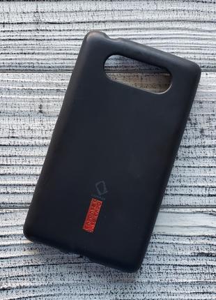 Чехол Nokia Lumia 820 накладка для телефона черный