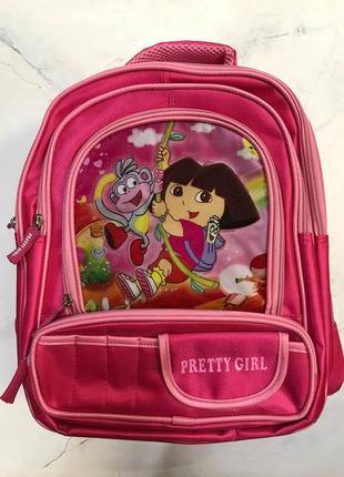 Шкільний рюкзак для дівчаток, ранець в школу leader даша рожевий
