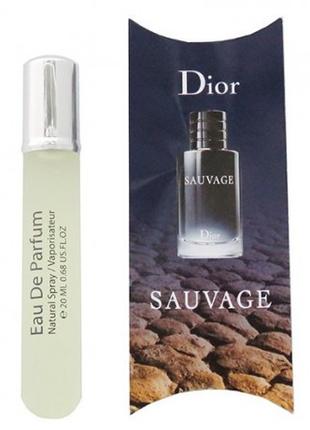 Чоловічий міні парфуми Dior Sauvage, 20 мл