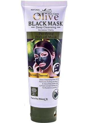 Чорна маска для обличчя Olive Black Mask WKL465