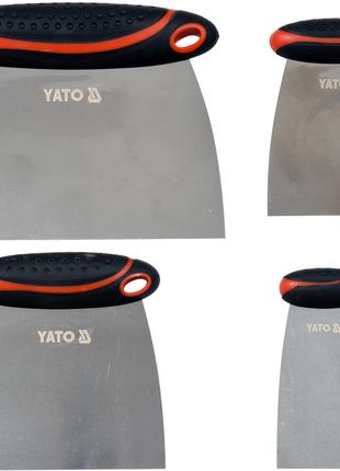 Шпатели "японские" из нержавеющей стали YATO: 50/75/100/150 мм...