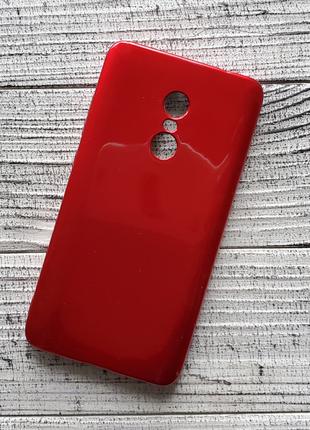 Чехол Xiaomi Redmi Note 4 накладка для телефона красный