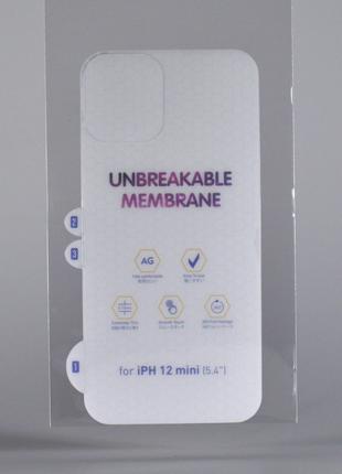 Защитная гидрогелевая пленка для Iphone 12 mini на заднюю пане...