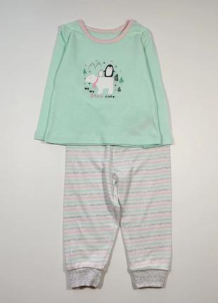 Детская пижама на малышку Primark, на 9-12 мес, новая