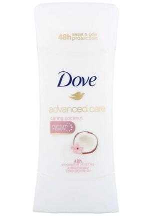 Dove, Дезодорант-антиперспирант Advanced Care, аромат «Кокос»,...
