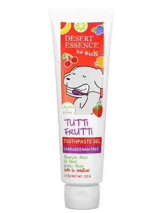 Desert Essence, зубная паста-гель для детей, тутти-фрутти, 133...