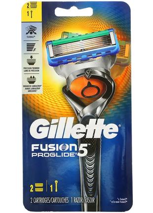 Gillette, Бритва Fusion5 Proglide, 1 бритва + 2 кассеты GIL-65886