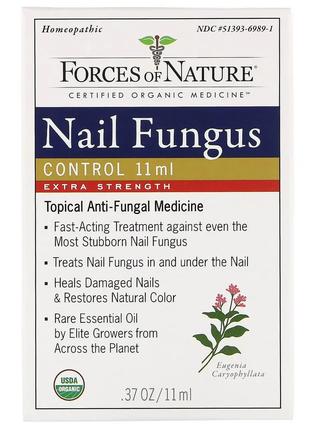 Forces of Nature, средство от грибка ногтей, органическое раст...