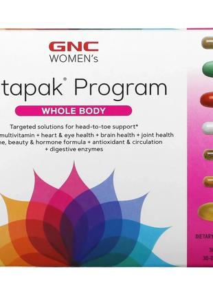 GNC, Vitapak, женская программа, для всего тела, 30 упаковок G...