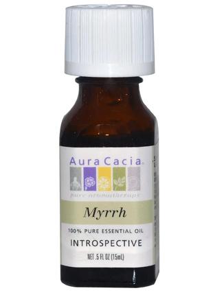 Aura Cacia, Pure Essential Oil, Myrrh, .5 fl oz (15 ml) AUR-91128