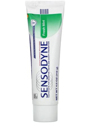 Sensodyne, Зубная паста с фтором, «Свежая мята», 113 г SSD-08111