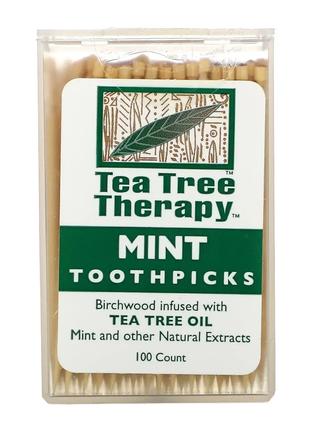Tea Tree Therapy, Зубочистки Tea Tree TherapyToothpicks, мятны...