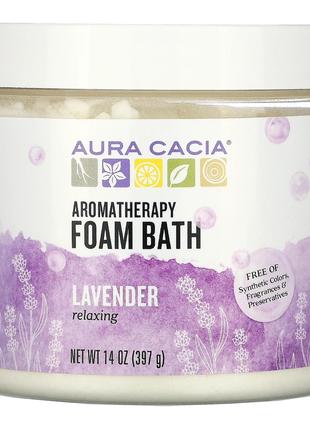 Aura Cacia, Ароматерапевтическая пена для ванны, расслабляющая...