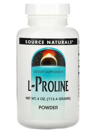 Source Naturals, L-пролін в порошкі, 113,4 г (4 унції)