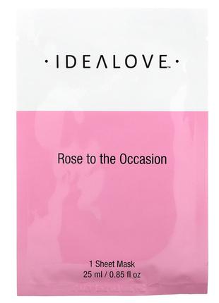 Idealove, Rose to the Occasion, тканевая косметическая маска с...