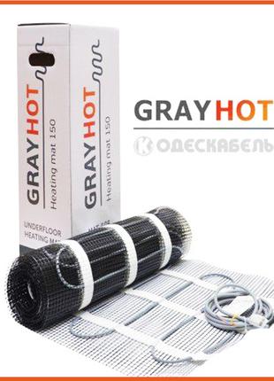 10.2 м² Мат нагревательный двухжильный (Украина) GrayHot 150 /...
