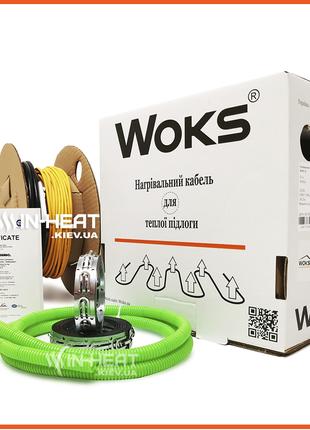 Woks 10 / 16 м / 150 Вт / 0.8 - 3.0 м² Нагревательный кабель п...