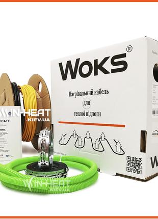 Woks 10 / 115 м / 1140 Вт / 5.7 - 23.0 м² Кабельный теплый пол...