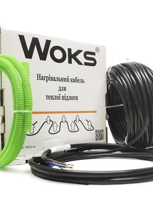 Двухжильный нагревательный кабель Woks 20T / 62 м / 1185 Вт / ...
