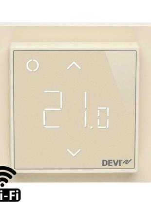 Терморегулятор DEVIreg Smart Бежевый Wi-Fi / программируемый /...