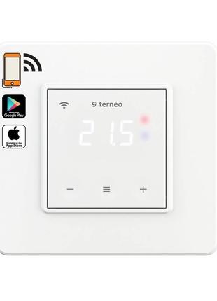 Терморегулятор Terneo SX Wi-Fi / белый / сенсорный, программир...