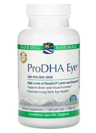 Nordic Naturals, ProDHA Eye, добавка для здоровья глаз, 1000 м...