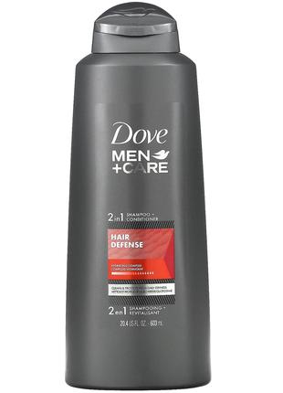 Dove, Men+Care, шампунь и кондиционер, средство 2 в 1 для мужч...