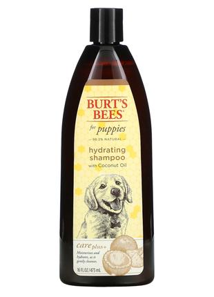 Burt's Bees, Care Plus +, увлажняющий шампунь для щенков с кок...