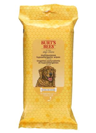 Burt's Bees, Универсальные гипоаллергенные салфетки для собак ...