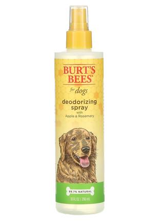 Burt's Bees, Дезодорирующий спрей для собак с яблоком и розмар...